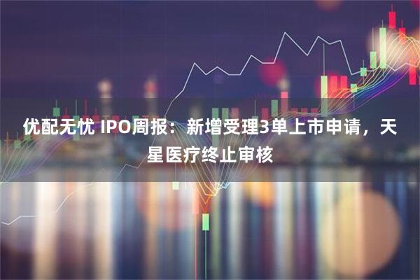 优配无忧 IPO周报：新增受理3单上市申请，天星医疗终止审核
