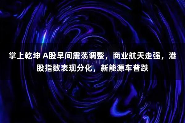 掌上乾坤 A股早间震荡调整，商业航天走强，港股指数表现分化，新能源车普跌